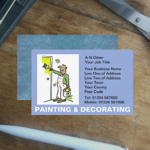 Tarjeta De Visita Dibujo de pintura y decoración