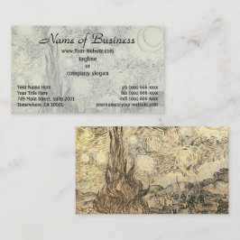 Tarjeta De Visita Dibujo nocturno de Vincent van Gogh