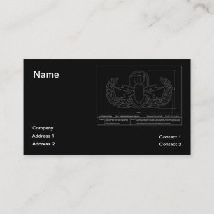 Tarjeta De Visita Dibujo técnico del EOD