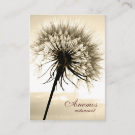 Tarjeta De Visita diente de león