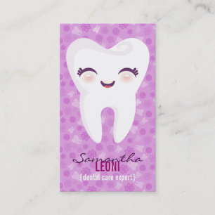 Tarjeta De Visita Diente lindo - Brite Bizcards vertical de encargo