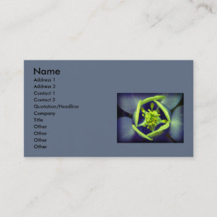 Tarjeta De Visita Dígalo con las flores