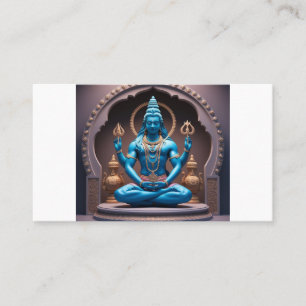 Tarjeta De Visita Dimensiones divinas: Arte 3D de Shiva 🕉️