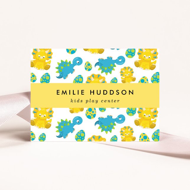 Tarjeta De Visita Dinosaurios, Centro de Juegos Infantiles, Centro d (Subido por el creador)