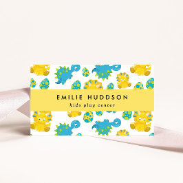 Tarjeta De Visita Dinosaurios, Centro de Juegos Infantiles, Centro d