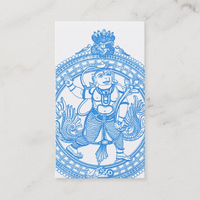 Tarjeta De Visita dios del mono de Hanuman (Anverso)