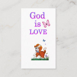 Tarjeta De Visita Dios es Amor