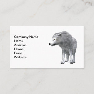 Tarjeta De Visita Dire Wolf Pack Leader