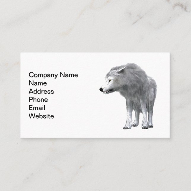 Tarjeta De Visita Dire Wolf Pack Leader (Anverso)