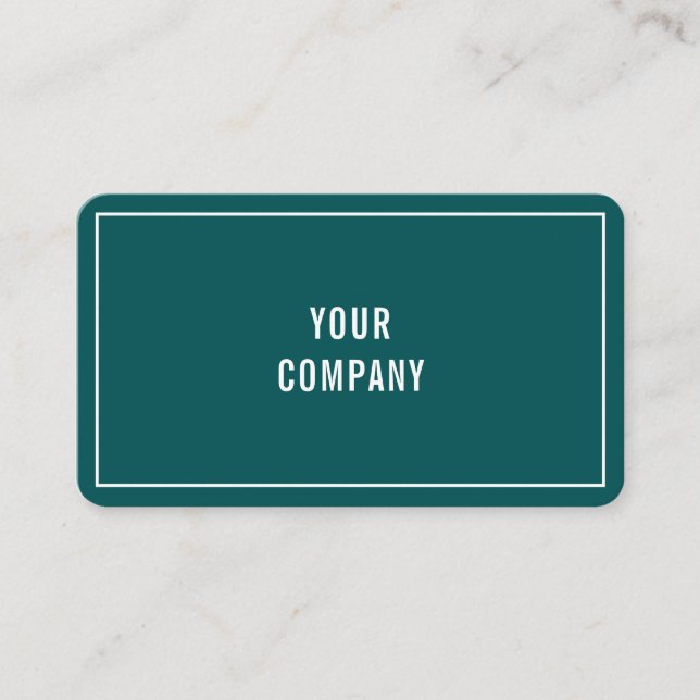 Tarjeta De Visita Dirección de nombre de negocio de personalizado Co (Anverso)
