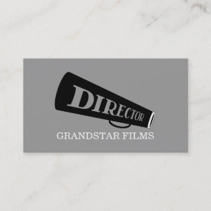 Tarjeta De Visita Director Claqueta Películas Productor
