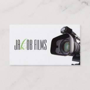 Tarjeta De Visita Director de cine de cámara de vídeo de películas