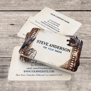 Tarjeta De Visita Director de cine de negocios