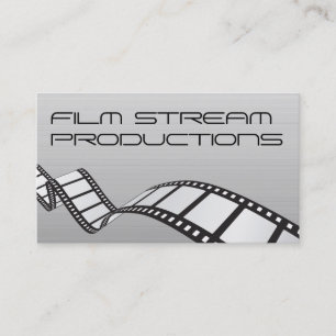 Tarjeta De Visita Director de cine moderno productor de cine