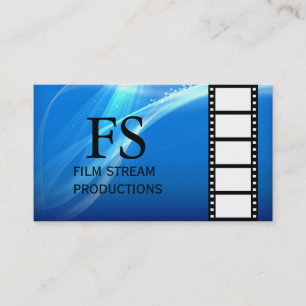 Tarjeta De Visita Director de Cine Moderno Productor de Películas
