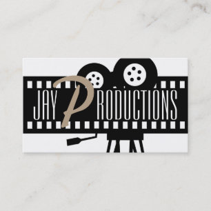 Tarjeta De Visita Director de Cine Moderno Productor de Películas