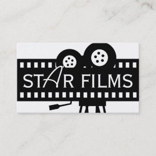 Tarjeta De Visita Director de Cine Moderno Productor de Películas