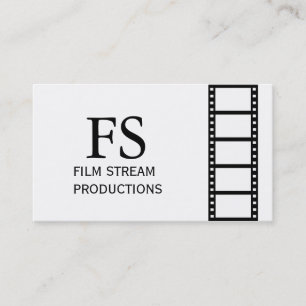 Tarjeta De Visita Director de Cine Moderno Productor de Películas