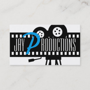 Tarjeta De Visita Director de Cine Moderno Productor de Películas