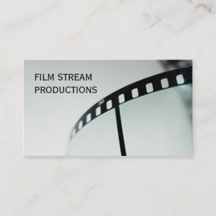 Tarjeta De Visita Director de Cine Moderno Productor de Películas