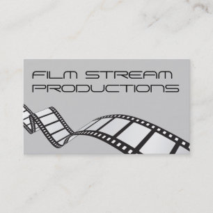 Tarjeta De Visita Director de Cine Moderno Productor de Películas