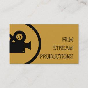 Tarjeta De Visita Director de Cine Moderno Productor de Películas