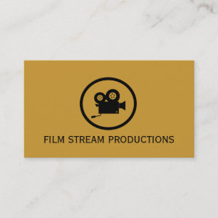 Tarjeta De Visita Director de Cine Moderno Productor de Películas