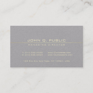 Tarjeta De Visita Director de gerente elegante profesional moderno
