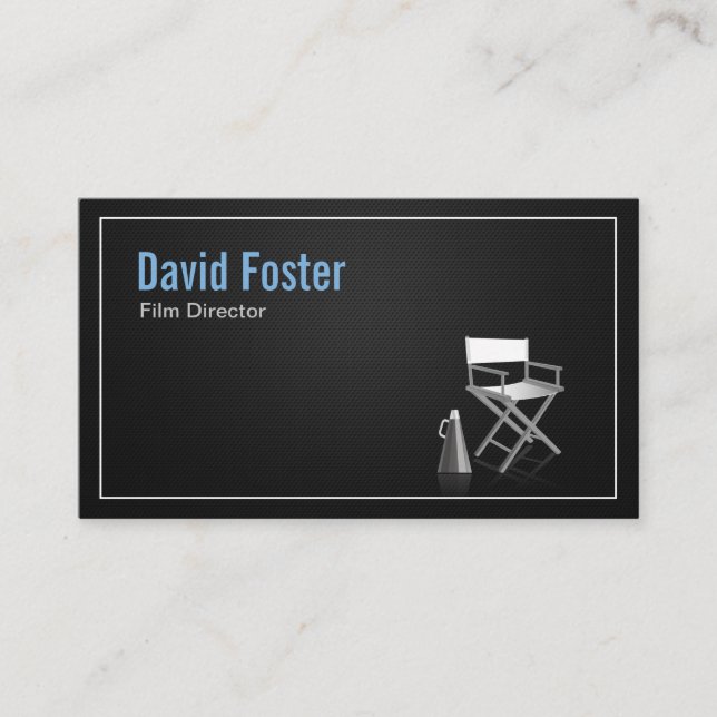 Tarjeta De Visita Director en producción teatral de cine (Anverso)