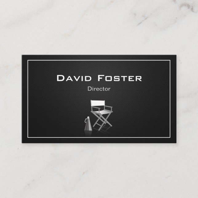 Tarjeta De Visita Director en producción teatral de cine (Anverso)