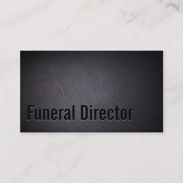 Tarjeta De Visita Director Funeral (Anverso)
