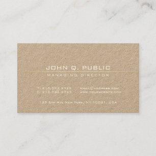 Tarjeta De Visita Director Modern Professional Elegant Luxury