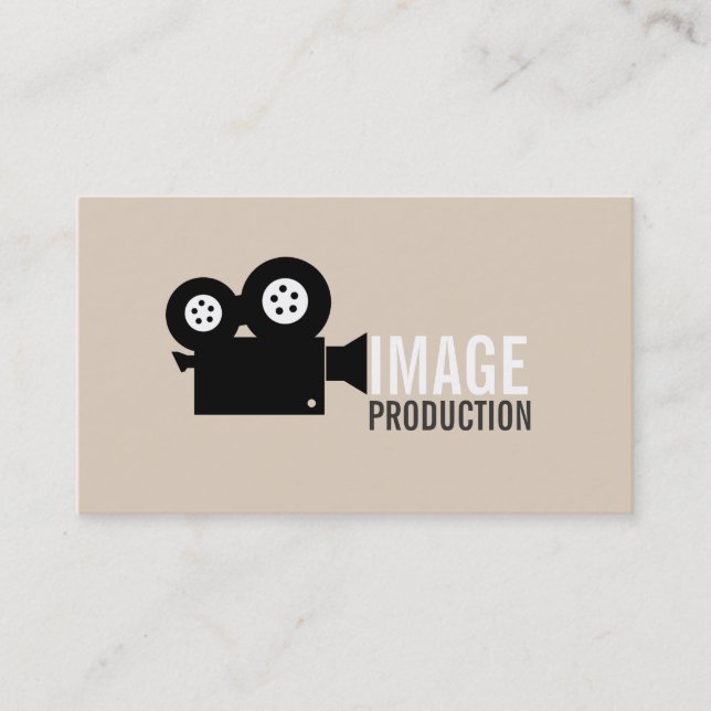 Tarjeta De Visita Director Producción de películas de cine (Anverso)