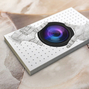 Tarjeta De Visita Director Professional del fotógrafo de la