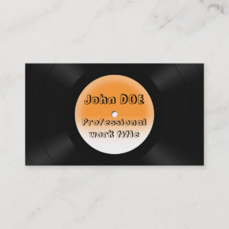 Tarjeta De Visita discos de vinilo