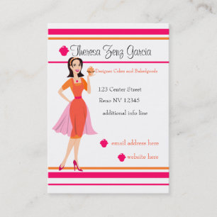 Tarjeta De Visita Diseñador Bakedgoods