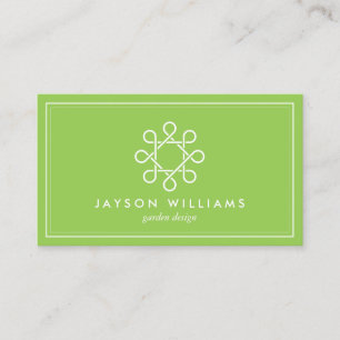 Tarjeta De Visita Diseñador de animaciones de círculo trenzado