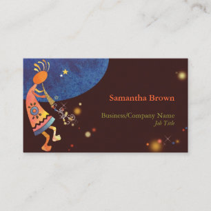 Tarjeta De Visita Diseñador de arte único de Kokopelli