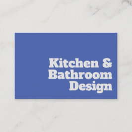 Tarjeta De Visita Diseñador de cocina y baño