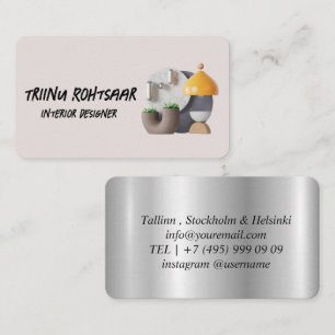 Tarjeta De Visita Diseñador de interiores