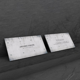 Tarjeta De Visita Diseñador de interiores de arquitecto Muro de conc