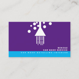 Tarjeta De Visita Diseñador de interiores de lavado de autos con bur