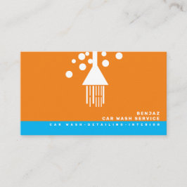 Tarjeta De Visita Diseñador de interiores de lavado de autos con bur