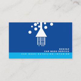 Tarjeta De Visita Diseñador de interiores de lavado de autos con bur