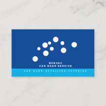 Diseñador de interiores de lavado de coches con bu