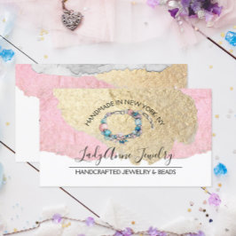 Tarjeta De Visita Diseñador de joyas artesanales y cuentas