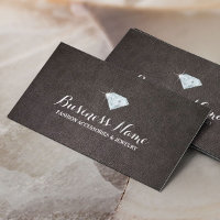 Diseñador de joyas moderno Diamante elegante cuero