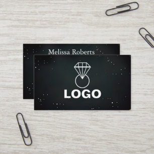 Tarjeta De Visita Diseñador de Joyas o Joyería Artesanal Elegante