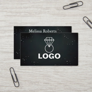 Tarjeta De Visita Diseñador de Joyas o Joyería Artesanal Elegante