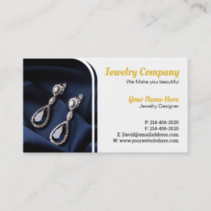 Tarjeta De Visita Diseñador de joyas/Tarjeta de presentación para ve